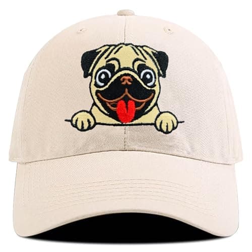 EXFAI Embroidered Hat Adjustable Baseball Cap, Dog Gifts for Dog Lovers, Funny Gifts for Women Men — image 1