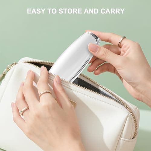 Red Light Therapy for Face, LED Face Massager Tool with Vibraion, Porable Facial Massager for Skin Care at Home, Wrinkle Reducer Face Sculpting Tool，Micro-current Facial Beauty Device(Model AM-810W) view 7