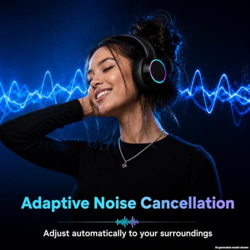 CYSRALFC Bluetooth Headphones view 3