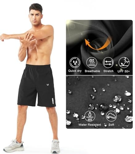 NORTHYARD Men's Athletic Running Shorts Gym Workout Shorts 7"/ 9"/ 5" Quick Dry Lightweight Sports Basketball Exercise Tennis view 3