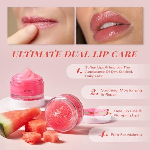 ANAI RUI Lip Scrub & Lip Mask Set, Watermelon view 2