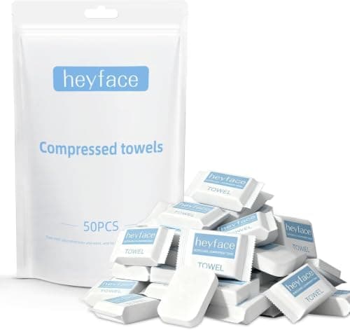 Compressed Towels Tablets for Travel, 11.8"x11", 50 PCS, Portable — image 1
