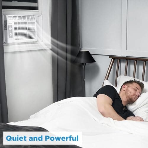Midea 5,000 BTU EasyCool Small Window Air Conditioner - Cool up to 150 Sq. Ft. with Easy-to-Use Mechanical Controls and Reusable Filter, Perfect for Small Bedroom, Living Room, Home Office view 6