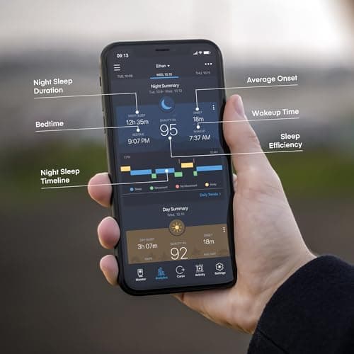 Miku Pro Smart Baby Monitor with Camera, Track Live Breathing with No Wearable, Real-Time Alerts, Sleep Analytics, 1080p Wi-Fi Video, Night Vision, and 2-Way Audio, Wall Mount & Floor Stand Included view 4