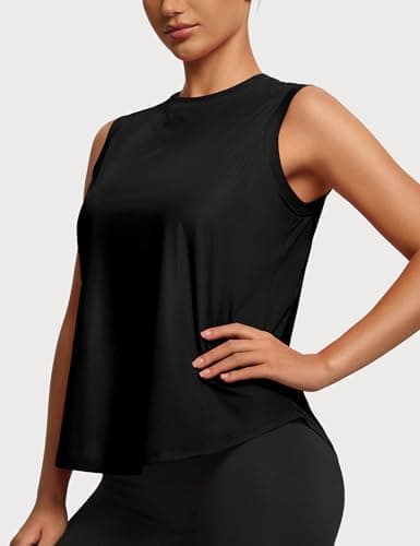 3 Pack Workout Tops for Women Athletic Running Yoga Tank Tops view 4