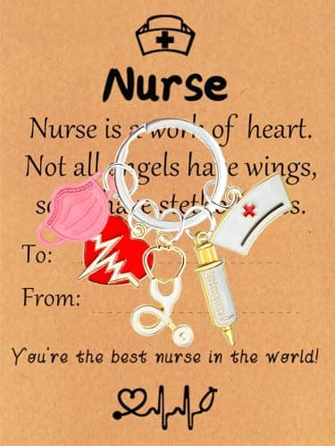 ownmysty Nurse Gifts for Women Keychain, Nurse Appreciation Gifts Accessories for Work Nursing Nurses Week Gift — image 1