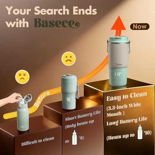 Portable Baby Bottle Warmer, Travel Milk Warmer on the Go, Gifts view 4