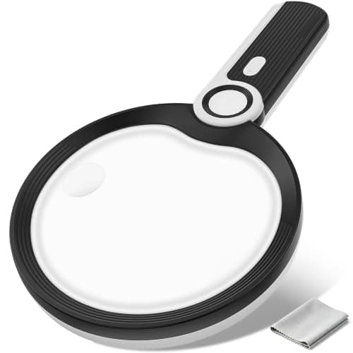 Nazano Large Magnifying Glass with Light for Senior — image 1