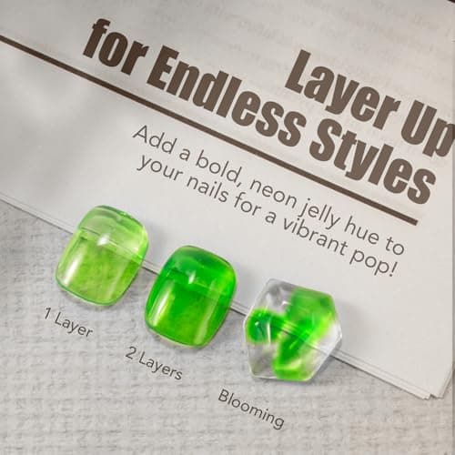 SAGEBIO Jelly Gel Nail Polish, 15ml Semi-Transparent Gel, Glossy Finish, Vibrant Colors for DIY Manicures, Long-Lasting & Chip-Resistant view 3