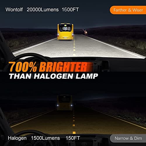 Stemni H1 Bulbs, Ultra Bright H1 Light Bilbs, Plug-N-Play Installation, 6500K Pure White, IP68 Waterproof, Pack of 2 view 2