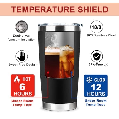 YXOTJHS Gifts For Dad, Cups Tumbler - Fathers Day Dad Gifts From Daughter Son Wife - Birthday, Father's Day, Christmas - Cool Funny Gift For Dads view 4