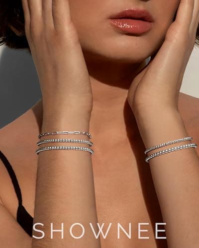 shownee Gold Beaded Bracelet for Women 14K Gold Plated Bracelets Gold Stretch Bead Ball Bracelets Hypoallergenic Stackable Bracelet Set view 2