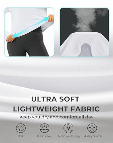 G Gradual Long Sleeve Workout Tops for Women Quick Dry Lightweight Running Athletic Shirts with Zip Pocket Moisture Wicking view 6