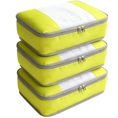 Packing Cubes for 22" Suitcase Travel Luggage Organizers - Travel Organizer Bags Luggage Clothes Accessories Storage Carry on Suitcase Packing Pouches Bag For Men Women Kids 1/2X3PACK