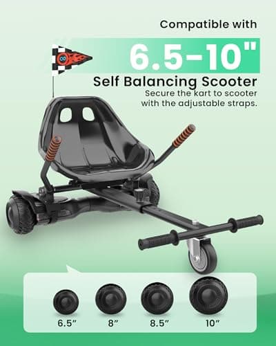 Hoverboard Seat Attachment for Go-Kart view 6