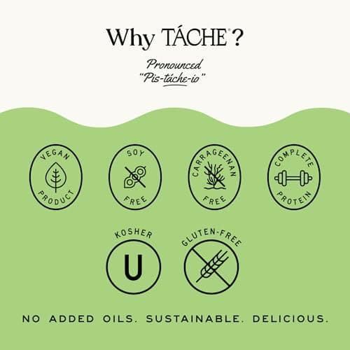 Táche Unsweetened Barista Pistachio Milk, Plant-Based Pistachio Creamer for Coffee and Lattes, Frothy, Vegan Pistachio Cream with No Added Oil, Dairy-Free Milk Alternative, (32oz, 6-Pack) view 4