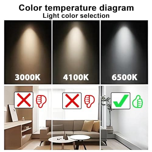 F15T8/DL 18 Inches T8 15 Watt Fluorescent Tube Compatible for Sylvania GE Eiko F15/T8/D Daylight 6500K G13 Bi-Pin Base 6 Count view 5