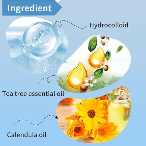 Safirst Zit Patch Hydrocolloid Pimple Patches Acne Patches 2 Sizes Invisible Spot Blemish Stickers Easy Removal Treatment for Breakouts Absorbs Zits Hiding Face Emergency Treatments view 2