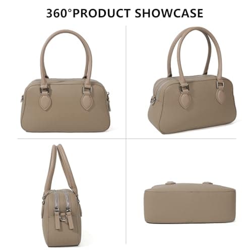 Genuine Leather Handbag for Women, Small Top Handle Satchel Crossbody Purse with Adjustable Strap, for Travel Daily Fashion view 6