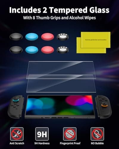 AstroniSync Carrying Case for Nintendo Switch 2 with 12 Game Card Slots, Hard Portable Travel Case Storage Bag Protective Pounch for Switch 2 Console and Accessories (Grey) view 4