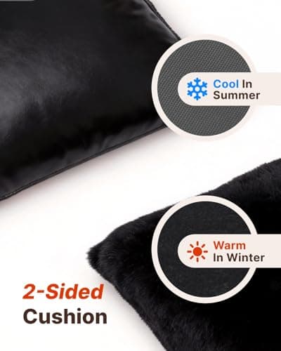 PET MARVEL Dog Car Seat for Small Dogs Up to 25 lbs, Pet Booster Seat & Travel Carrier with Safety Leash and Thick Cushion, Fully Detachable Washable Pet Bag with Storage Pocket, Portable, Black view 6