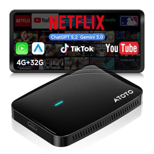 Magic AI Box Wireless CarPlay and Android Auto Adapter, 4GB+32GB, Black | Wireless Connectivity, AI-Powered, Dual-WiFi, Plug-and-Play, Universal Compatibility, Compact Design — image 1