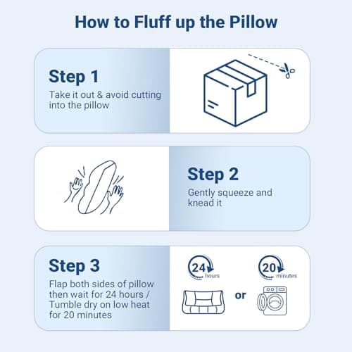 Cervical Neck Pillow for Sleeping - Ergonomic Side Sleeper Pillows for Pain Relief, Contour Cervical Pillow for Neck Support, Orthopedic Memory Foam Pillows for Side Back Stomach Sleepers (26″x15″) view 6