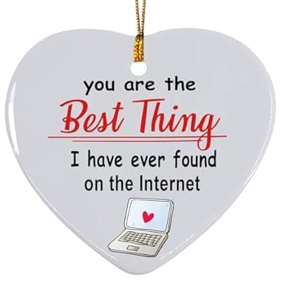 Couples Christmas Ornament 2026, Personalized Christmas Ornaments Couple, Romantic Christmas Ornaments for Wife and Husband, Couples, Best Thing I Found On The Internet