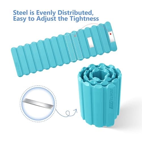 Wrist and Ankle Weights for Women & Men 2 Pack (1lb Each), Adjustable Silicone Wearable Arm & Leg Weights for Pilates, Gym, Yoga, Cardio, Strength Training view 2