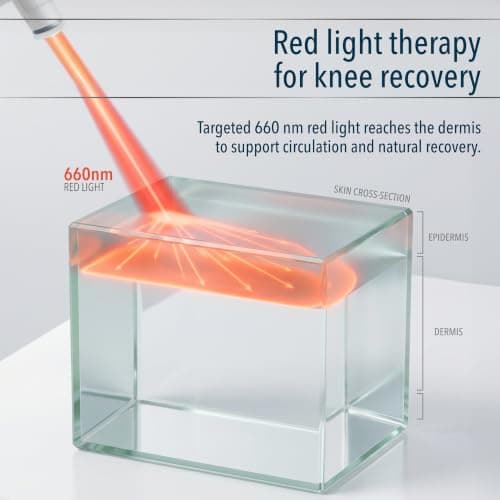 Knee Massager Smart for Pain Relief with Heat and Red Light Therapy, 2026 Updated Edition, Relax Tight Muscles, Ideal Gift for Men & Women, FSA-HSA Eligible view 5