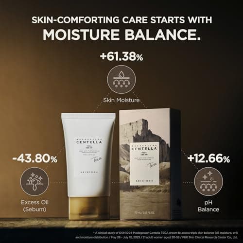 SKIN1004 Madagascar Centella TECA Cream, Korean Centella Face Moisturizer for Blemish-Prone Skin with TECA & PDRN, Cica Cream for Oil & pH Balance with Vitamin E, Korean Skin Care, 2.53 fl.oz / 75ml view 5