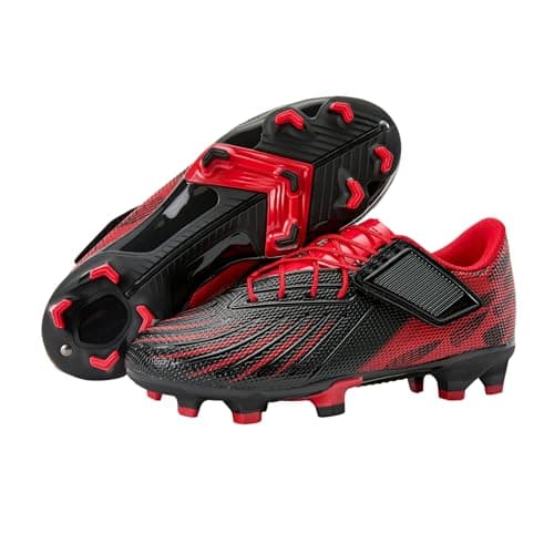 PATPAT Kids Soccer Cleats – Outdoor Firm Ground and Turf Football Training Shoes for Little Big Boys and Girls — image 1