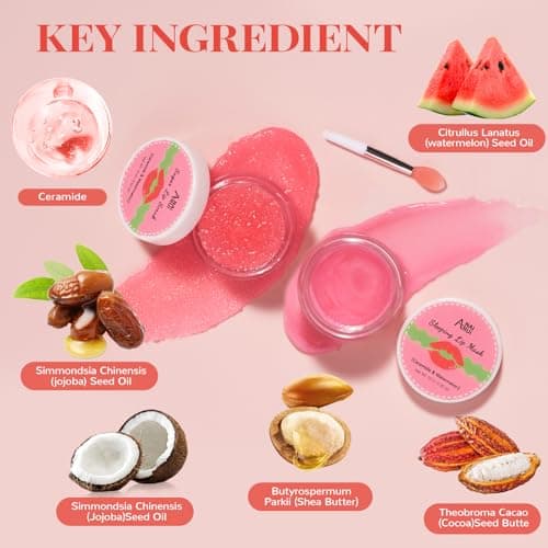 ANAI RUI Lip Scrub & Lip Mask Set, Watermelon view 6
