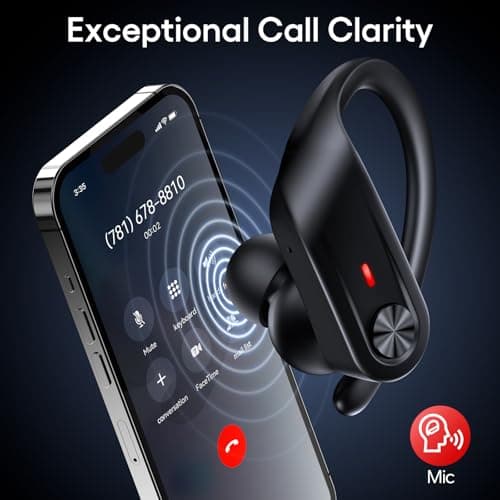 Hybrid Active Noise Cancelling Wireless Ear Buds 80 Hrs Playtime Hi-Res Stereo Quality Bluetooth Earbuds with Transparency Mode Headphones Bluetooth Earhooks ANC Earphones for Work Sports Travel view 5