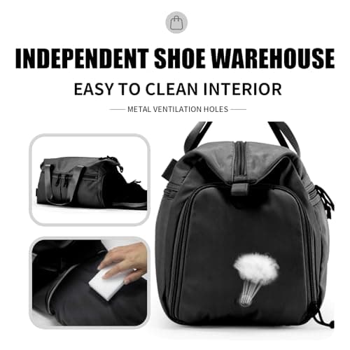 Weekender Duffel Bag with Shoe Compartment And Wet Pocket-Luggage Everyday Overnight Bag for Men and Women Travel-Carry On Gym Bag view 3