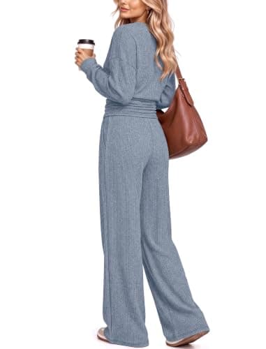 Sampeel Two Piece Sets for Women Y2K Matching Set Fall Outfits Loungwear view 5