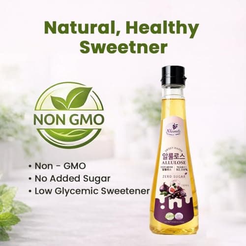 NXsweets Allulose Syrup (92% Pure Allulose), Zero Sugar Sweetener, Keto & Low Glycemic, Non-GMO, No Aftertaste, Baking & Coffee Friendly, Product of Korea, 8.8 oz (250 g) (Pack of 1) view 7