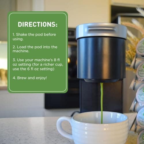 Aiya Creamy Matcha Latte Pods - Authentic Matcha with Rich Notes of Vanilla, Convenient Single-Serve Pods (10 Count, Sweetened) view 4