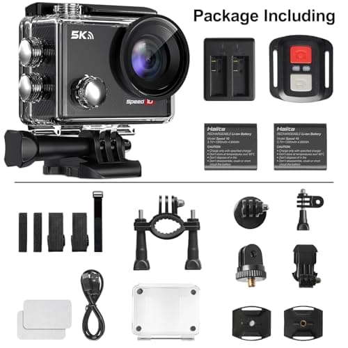 4K Action Camera with 64GB Card 20MP EIS WiFi 131FT Underwater Camera view 2