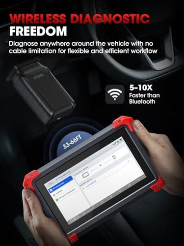 XTOOL D7BT Wireless Bidirectional Scan Tool with ECU Coding, AI-Assisted | Full System OBD2 Scanner Diagnostic Tool for Car with 39+ Resets, FCA/CANFD/DoIP, Crank Sensor Relearn, 3 Years Free Update view 3