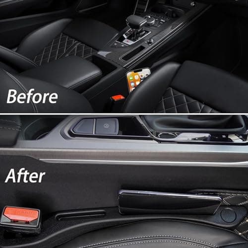JCL Car Seat Gap Filler 2 Pack, Soft Multifunctional Gap Filler for Car Seat Gap Filler Organizer, Universal Car Gap Seat Filler Fits Car Truck SUV to Fill The Gap Between Seat and Console view 5