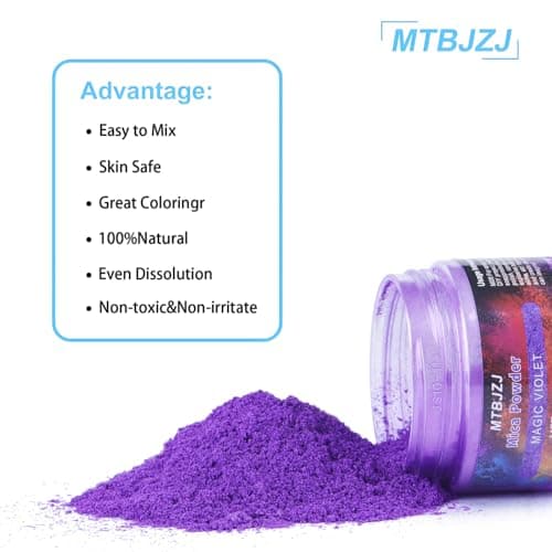 MTBJZJ Mica Powder for Resin, 15 Colors - 20g/Bottle of Epoxy Resin Color Pigment,for Candle Dye, Lip Gloss Pigment, Soap Making, Slime Colorant, Paint, Bath Bombs,Nail Polish and Eye Shadow view 4