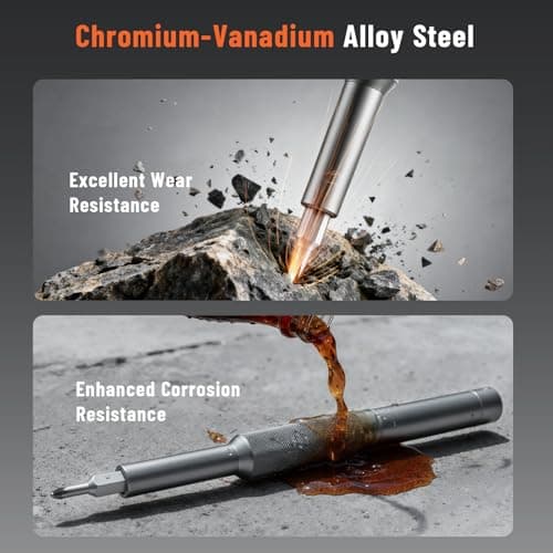 KATERK 80-in-1 Mini Screwdriver Set - Precision Small Magnetic Screwdriver Set Repair Tool Kit for Phone, Computer, Watch, Laptop, Macbook, Ring Doorbell, Eyeglass, Electronic, Screw Driver view 3