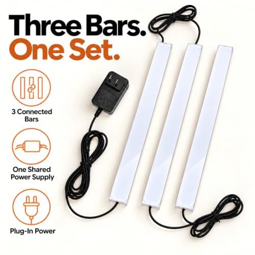 3-in-1 Garage Door LED Christmas Lights for 7x16FT Garage Door Christmas Covers, Plug-in & Easy to Install, Warm White Light for Decorations, Magnets & Banners (Cover Not Included) view 6