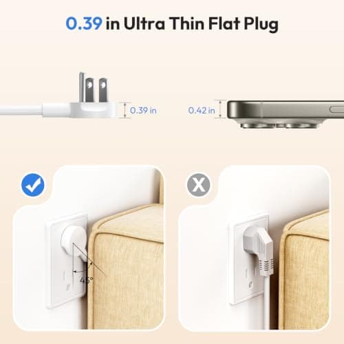 NTONPOWER Magnetic Power Strip,  20W PD Fast Charging USB C Ports view 6