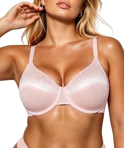 Brabalas Minimizer Bras for Women Full Coverage, Flex Underwire Support Bra for Large Bust Unlined Comfort Bra with Soft Wire — image 1