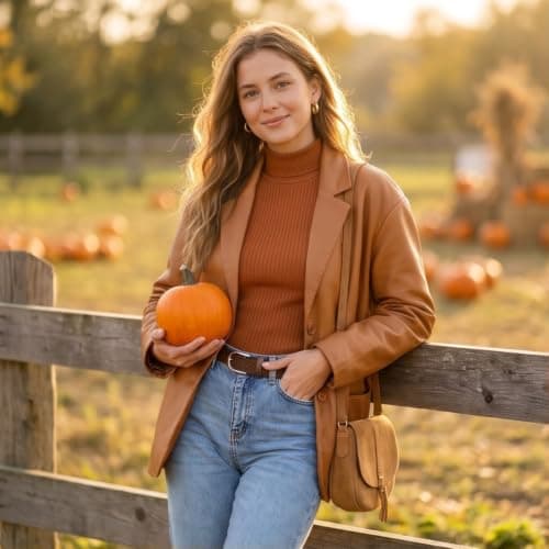 Mockneck Knit Fall Sweaters for Women view 2