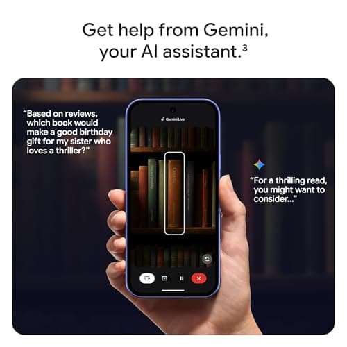 Google Pixel 10a - Unlocked Android Smartphone - 7 Years of Pixel Drops, 30+ Hours Battery, Camera Coach, Gemini Live, Durable Design, Call Screen, Car Crash Detection - Obsidian - 128 GB (2026 Model) view 4