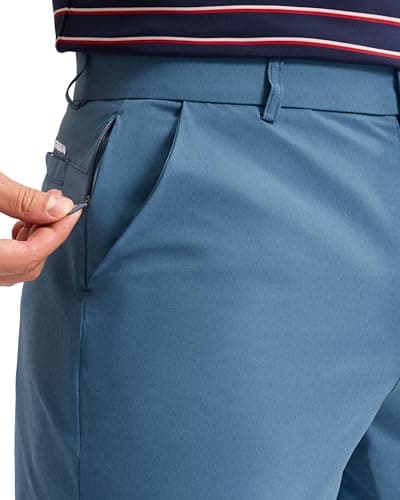 Men's Golf Shorts 7"/ 9"/ 11" Inseam with 5 Pockets Lightweight Stretch Quick Dry Casual Dress Hybrid Short for Men view 4