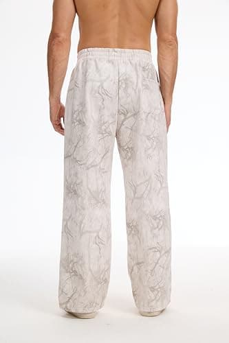 MSBESYOR Mens Baggy Camo Graphic Print Sweatpants Workout Athletic Joggers Pants for Men Wide Leg Hunting Sweat Pant view 4